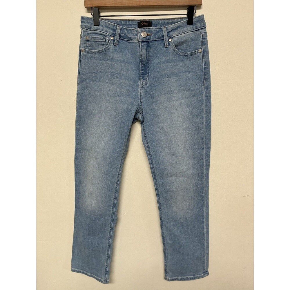 Quince Luna Stretch Jeans Women’s 29 Slim Straight Jeans Frosted Blue